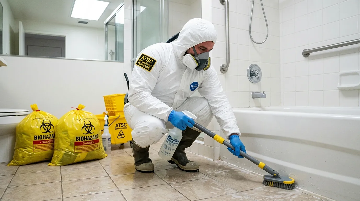 Decontamination equipment deployed for Blood Cleanup in Emerson Hill